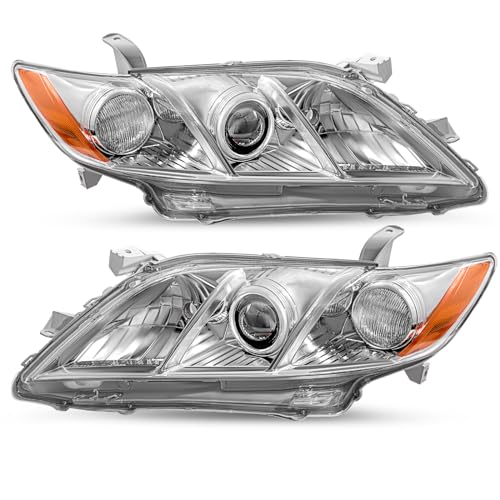 JSBOYAT Headlight Assembly Replacement for 2007-2009 Toyota Camry US Version Model Driver and Passenger Side